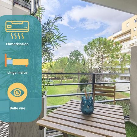 Superbe Appt Port Marianne, Parking Prive, 4 Personnes Lejlighed Montpellier Eksteriør billede